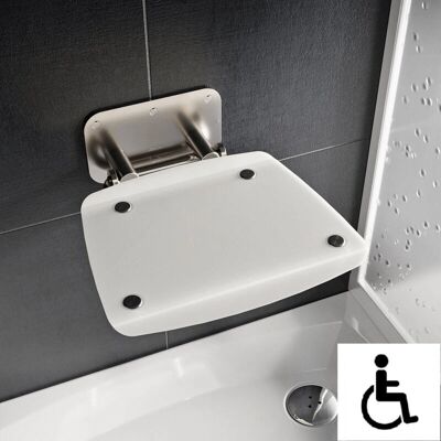 Asiento de ducha abatible Ovo-B II-Opal pmr para mampara de ducha (B8F0000052) - Ravak Asiento de ducha abatible Ovo-B II-Opal pmr para mampara de ducha (B8F0000052) - Ravak