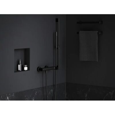 Ravak Eleganta Grifo de Ducha de Pared - Negro Mate - Grifo de Ducha Ravak Eleganta Grifo de Ducha de Pared - Negro Mate - Grifo de Ducha