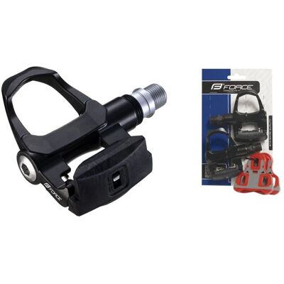 Force Sykkelpedaler Svart Modell 66300 med Justerbar Spenning Force Sykkelpedaler Svart Modell 66300 med Justerbar Spenning