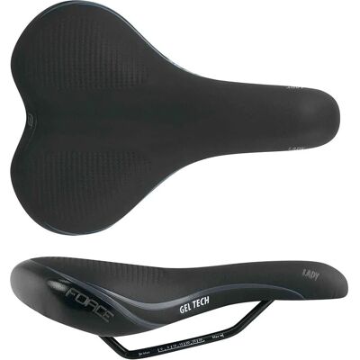 Selle de Vélo Gel Tech Noir 180mm - Selle de Vélo - Publicité Selle de Vélo Gel Tech Noir 180mm - Selle de Vélo - Publicité