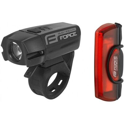 Kit de lumières pour vélo Force - LED haute performance, IPX4, 400lm - Publicité Kit de lumières pour vélo Force - LED haute performance, IPX4, 400lm - Publicité