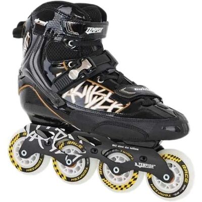 Tempish Caliber Pattini in Linea - Freestyle - Nero EU 38 Tempish Caliber Pattini in Linea - Freestyle - Nero EU 38