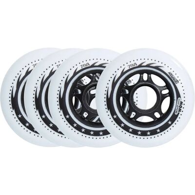 Tempish Woow 76mm 78A Inline Skate Rollen - Hockey Tempish Woow 76mm 78A Inline Skate Rollen - Hockey