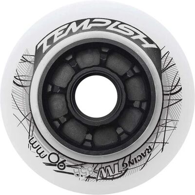 Tempish Modelo TW Ruedas de Patines - 90mm, 85A, Plateado - Ruedas de Patines Tempish Modelo TW Ruedas de Patines - 90mm, 85A, Plateado - Ruedas de Patines
