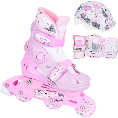 Tempish Kitty Inline Skates - Verstellbar, Freizeit, Helm inklusive Tempish Kitty Inline Skates - Verstellbar, Freizeit, Helm inklusive