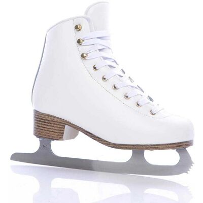 Tempish Experie White Skates - High-Quality Leather - Anatomical Fit - Classic Steel Blade Tempish Experie White Skates - High-Quality Leather - Anatomical Fit - Classic Steel Blade