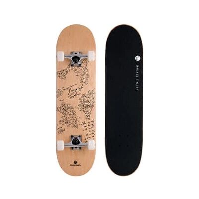 Tempish Ontop 31x8 Skateboard - Schwarz, Naturholz, für Tricks Tempish Ontop 31x8 Skateboard - Schwarz, Naturholz, für Tricks