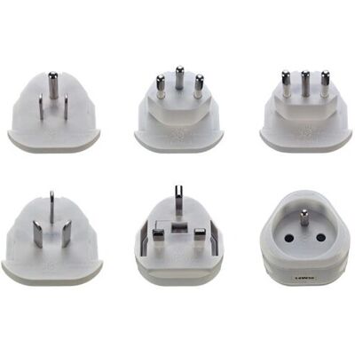 Solight PA20 Netzstecker Adapter - Universal, Weiß - Netzadapter Solight PA20 Netzstecker Adapter - Universal, Weiß - Netzadapter