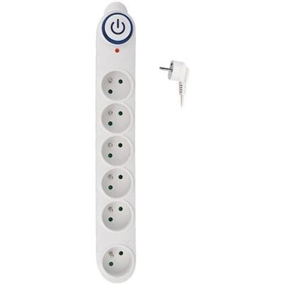 Solight PO64 Überspannungsschutz - 6 Steckdosen, 5m, Weiß Solight PO64 Überspannungsschutz - 6 Steckdosen, 5m, Weiß