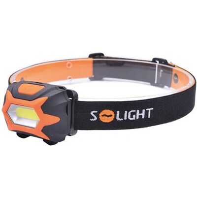 Solight WH25 LED Stirnlampe - Taschenlampe, Orange, Kunststoff Solight WH25 LED Stirnlampe - Taschenlampe, Orange, Kunststoff