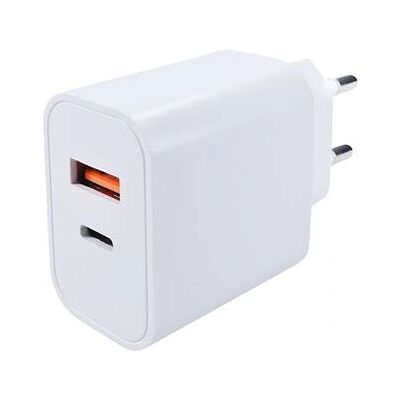 Solight USB A+C 20W Schnellladegerät - Mobiles Ladegerät Solight USB A+C 20W Schnellladegerät - Mobiles Ladegerät