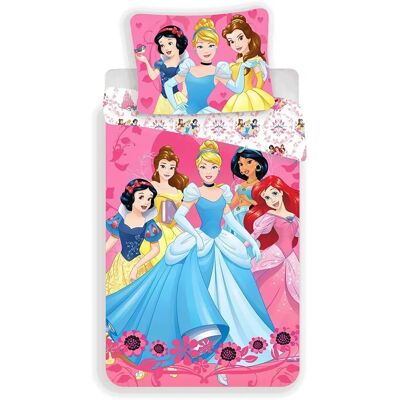Růžová Přehoz na přikrývku Disney Princess - 140x200 cm Růžová Přehoz na přikrývku Disney Princess - 140x200 cm