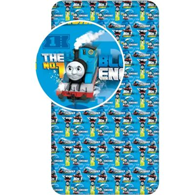 Thomas & Friends Thomas und Freunde Baumwoll Spannbettlaken - Blau - Einzel Thomas & Friends Thomas und Freunde Baumwoll Spannbettlaken - Blau - Einzel