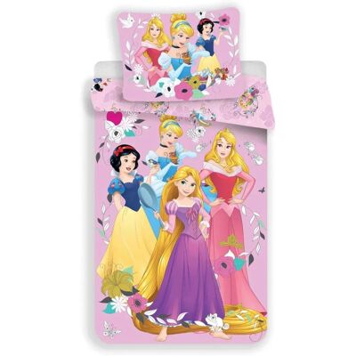Disney Prinsessen Roze Enkel katoenen Duvethoes - Europese Maat Disney Prinsessen Roze Enkel katoenen Duvethoes - Europese Maat