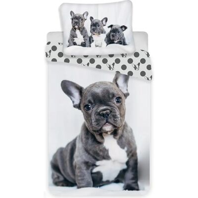 Sweet Home Povlak na přikrývku Bulldog - 140x200 cm - Multi Zelená - Povlak na přikrývku Sweet Home Povlak na přikrývku Bulldog - 140x200 cm - Multi Zelená - Povlak na přikrývku