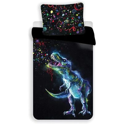 DREAMEE Dinosaurus Katoenen Dekbedovertrek - 140x200 cm DREAMEE Dinosaurus Katoenen Dekbedovertrek - 140x200 cm