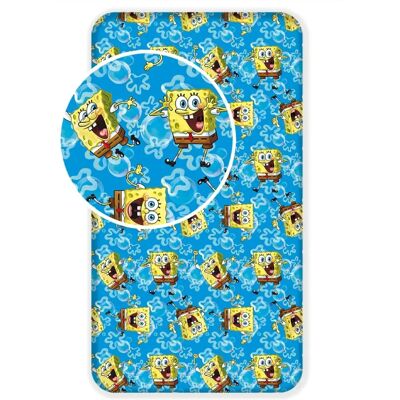 SpongeBob SquarePants Lençol Elástico 90x200cm SpongeBob SquarePants Lençol Elástico 90x200cm