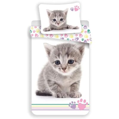 Jerry Fabrics Katzen Bettwäsche-Set - Einzelbett - Bunt Jerry Fabrics Katzen Bettwäsche-Set - Einzelbett - Bunt