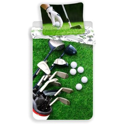 Dreamee Golf Dekbedovertrek Set - Katoen 140x200/70x90cm Dreamee Golf Dekbedovertrek Set - Katoen 140x200/70x90cm