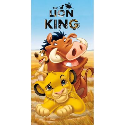 Disney Timon og Pumba Strandhåndklæde - 70x140cm Disney Timon og Pumba Strandhåndklæde - 70x140cm