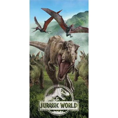 Jurassic World T-Rex Dinosaurien Badetuch - 140x70cm Jurassic World T-Rex Dinosaurien Badetuch - 140x70cm
