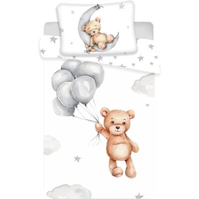 Sweet Home Kinderbeddecke Teddybeer & Ballonnen - 100x135cm Sweet Home Kinderbeddecke Teddybeer & Ballonnen - 100x135cm