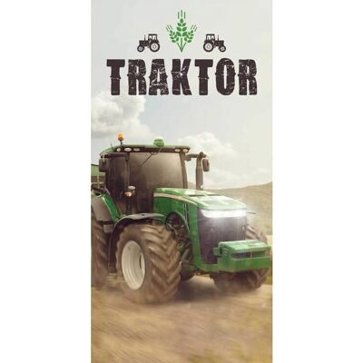DREAMEE Tractor Groene Strandlaken - Strandlaken DREAMEE Tractor Groene Strandlaken - Strandlaken