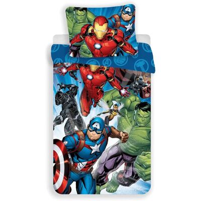 Marvel Avengers Victory Duvet Cover Set - 140x200cm - 70x90cm Marvel Avengers Victory Duvet Cover Set - 140x200cm - 70x90cm