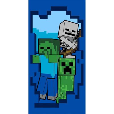 Minecraft Strandhanddoek Pas op - 70 x 140 cm Minecraft Strandhanddoek Pas op - 70 x 140 cm