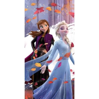 Disney Frozen Strandlaken - Leaves - 70x140cm - Strandlaken Disney Frozen Strandlaken - Leaves - 70x140cm - Strandlaken