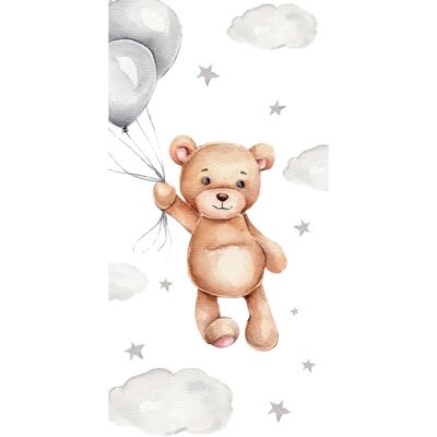 DREAMEE Teddy Bear Strandlaken - Multicolor 70x140cm DREAMEE Teddy Bear Strandlaken - Multicolor 70x140cm