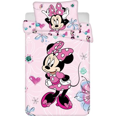 Jerry Fabrics Růžová povlečení Minnie Mouse - 100x135 cm Jerry Fabrics Růžová povlečení Minnie Mouse - 100x135 cm