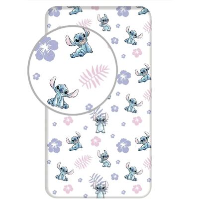Lençol com elástico Disney Stitch Azul - 90x200cm Lençol com elástico Disney Stitch Azul - 90x200cm