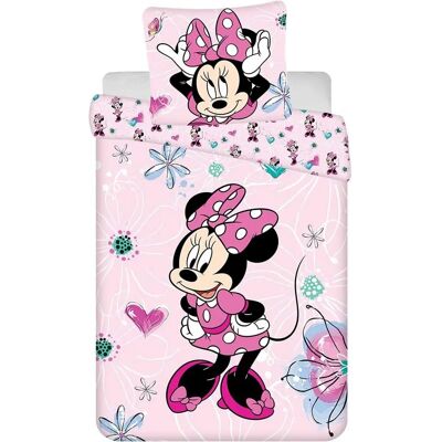 Disney - Minnie Mouse Duvet Cover - Rosa - 160x200 Disney - Minnie Mouse Duvet Cover - Rosa - 160x200