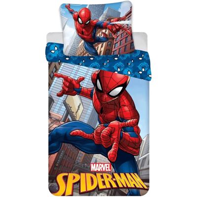 Poszwa na kołdrę Spider-Man Marvel Old School - Pojedyncza - Bawełna Poszwa na kołdrę Spider-Man Marvel Old School - Pojedyncza - Bawełna
