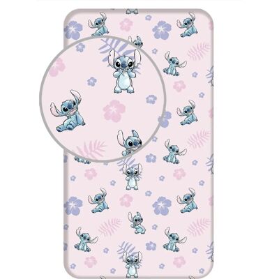Lençol com elástico rosa Disney Stitch - Tipo de produto Lençol com elástico rosa Disney Stitch - Tipo de produto