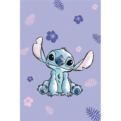 Manta de fleece roxa Disney Lilo & Stitch - Manta Manta de fleece roxa Disney Lilo & Stitch - Manta