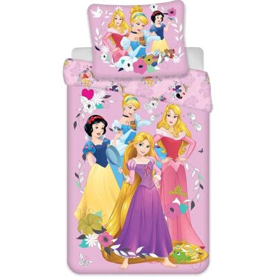 Różowa Pościel Disney Princess - 160x200 cm Różowa Pościel Disney Princess - 160x200 cm