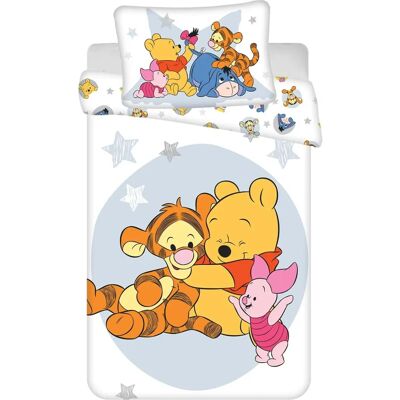 Disney Winnie The Pooh Tigger e Porcinet Capa de Edredão 100x135cm Disney Winnie The Pooh Tigger e Porcinet Capa de Edredão 100x135cm