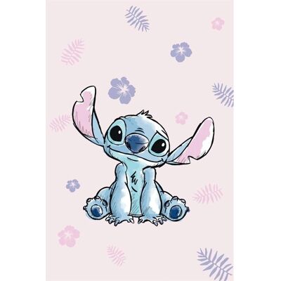 Disney Stitch fleecová deka - 100x150cm - Růžová - Fleecová deka Disney Stitch fleecová deka - 100x150cm - Růžová - Fleecová deka