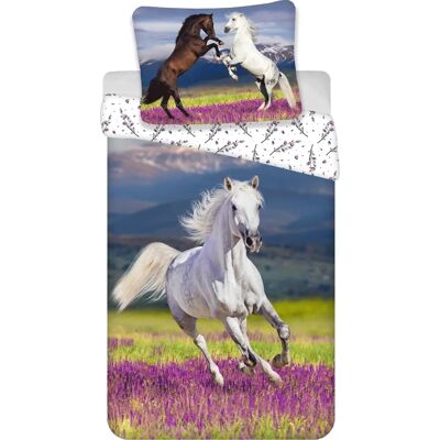 Tinisu Zestaw Pościeli dla Dzieci z Motywem Koni i Poni - 140x200cm Bawełna Tinisu Zestaw Pościeli dla Dzieci z Motywem Koni i Poni - 140x200cm Bawełna