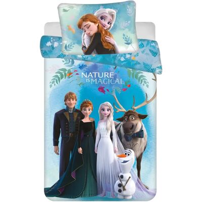 Disney Frozen Pamut paplanhuzat - Hópehely - 100x135 cm Disney Frozen Pamut paplanhuzat - Hópehely - 100x135 cm
