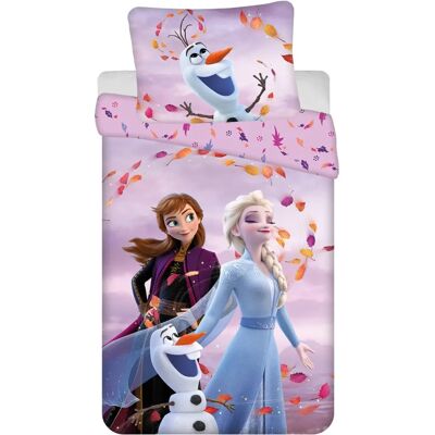 Disney Frozen Pink Baumwolle Bettbezug - 140x200 cm Disney Frozen Pink Baumwolle Bettbezug - 140x200 cm