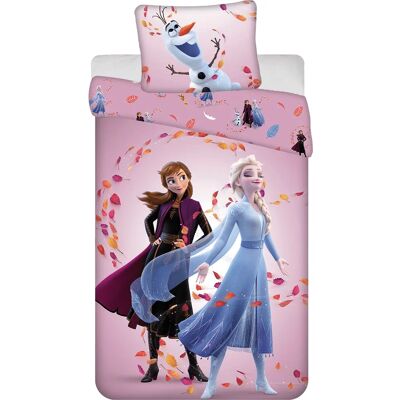 Disney Frozen Rózsaszín Pamut Ágyhuzat 140x200 - Snowy & Csodás - Ágynemű Disney Frozen Rózsaszín Pamut Ágyhuzat 140x200 - Snowy & Csodás - Ágynemű