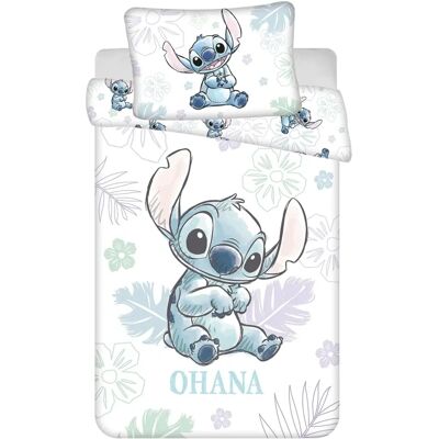 Disney Lilo ja Stitch Lastenpeitto - Ohana Valkoinen - 100 x 135 cm - Puuvilla Disney Lilo ja Stitch Lastenpeitto - Ohana Valkoinen - 100 x 135 cm - Puuvilla