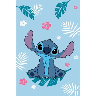 Disney Stitch fleece deken - 100x150cm - Blauw Disney Stitch fleece deken - 100x150cm - Blauw