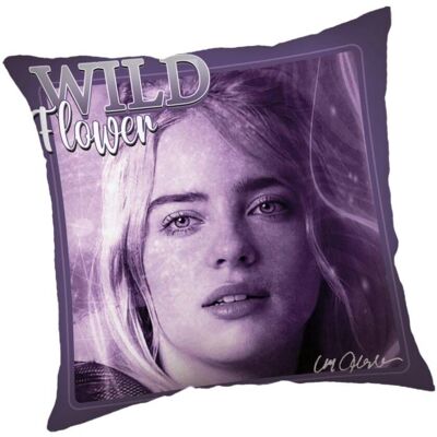 Billie Eilish Wild Flower Sisustustyyny - 40x40 cm Billie Eilish Wild Flower Sisustustyyny - 40x40 cm