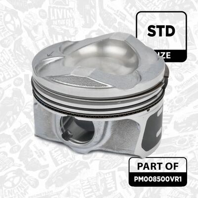 ET ENGINETEAM PM008500VR1 Piston - FORD Fiesta 6, Focus 3, B-Max ET ENGINETEAM PM008500VR1 Piston - FORD Fiesta 6, Focus 3, B-Max