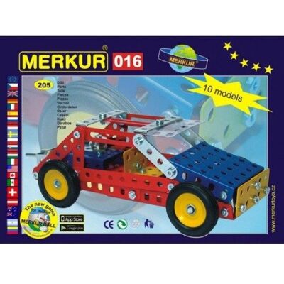 Merkur Stavebnice - 10 Modelů - 206 kusů Merkur Stavebnice - 10 Modelů - 206 kusů
