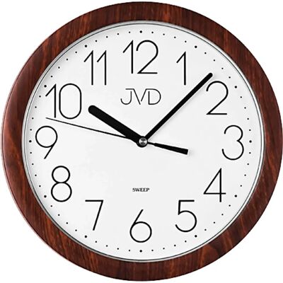 JVD Tichý Nástěnné Hodiny Hnědá - Hodiny JVD Tichý Nástěnné Hodiny Hnědá - Hodiny